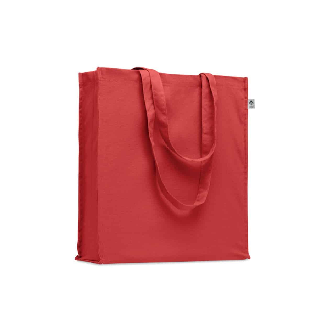 Torba z bawełny organicznej BENTE COLOUR - czerwona