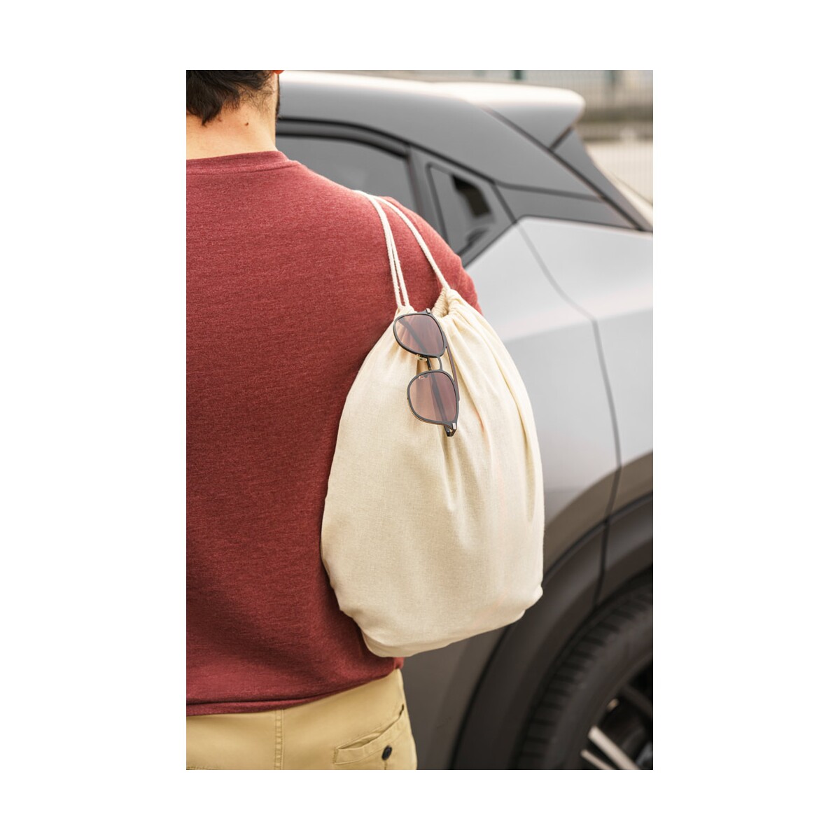 DAHAB. Torba na plecak wykonana w 100% z bawełny (140 g/m²) 92398_amb