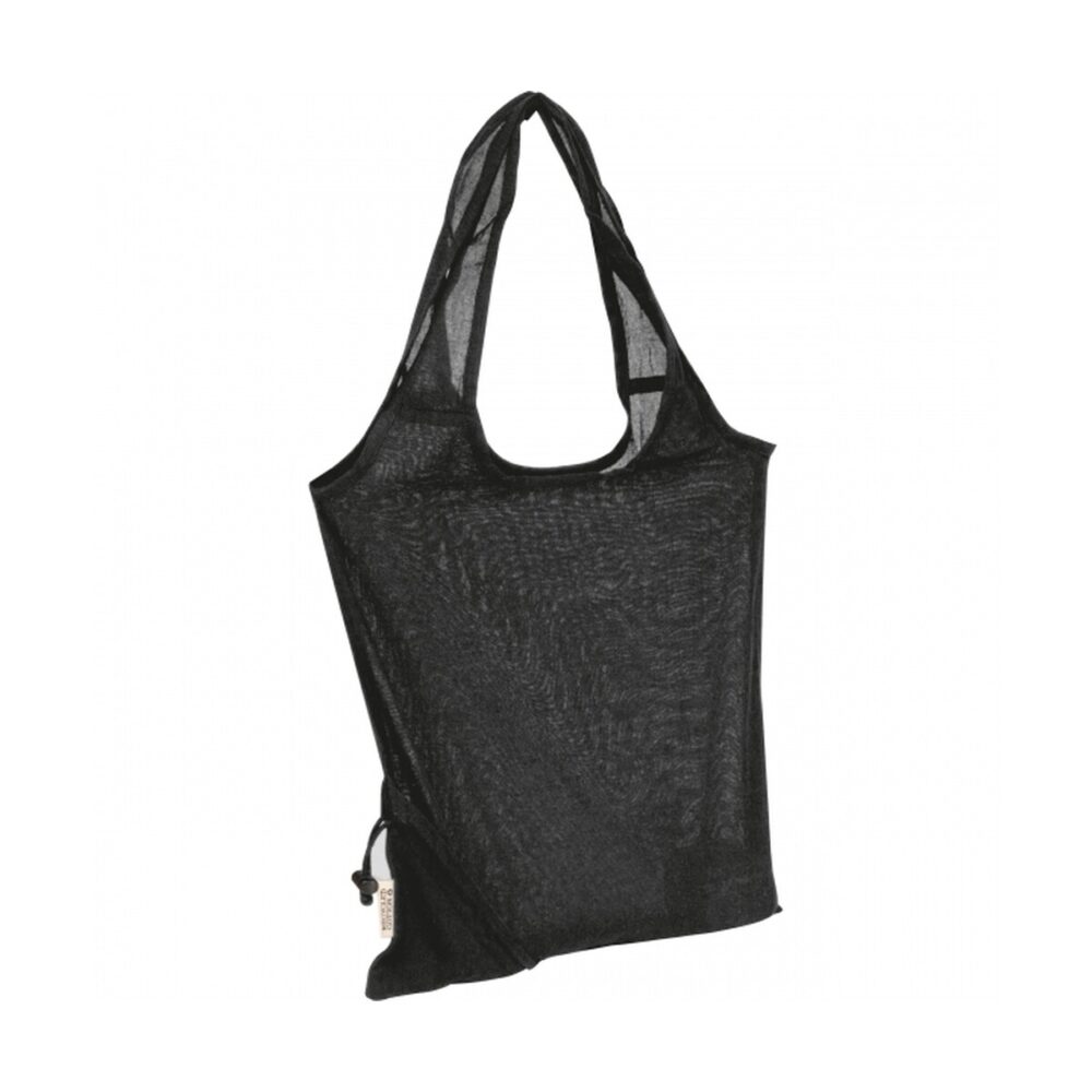 Składana torba z bawełny i poliestru z recyklingu 118 g/m² ANJA skladana-torba-na-zakupy-6526203-2