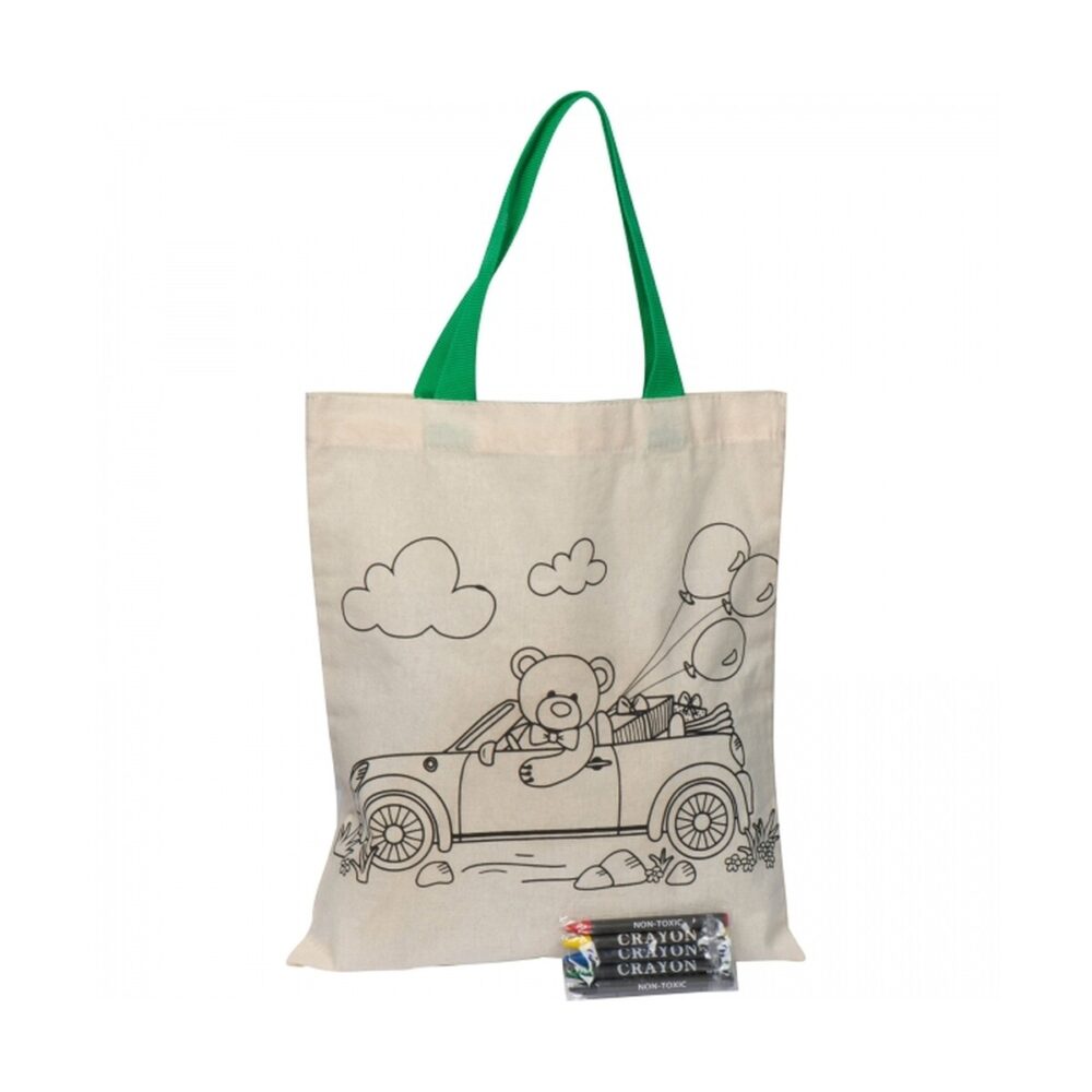 Torba bawełniana do kolorowania z kredkami OLIVE torba-bawelniana-do-kolorowania-z-kredkami-6325613