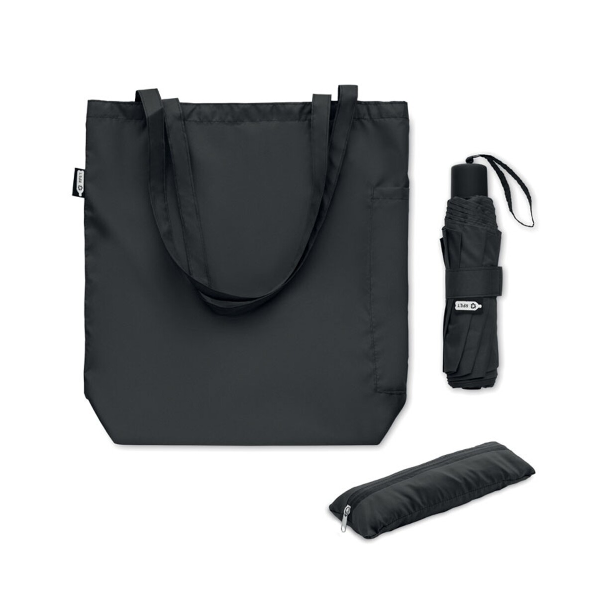 Zestaw torba z parasolem RPET 2 SEATTLE mo2476-03