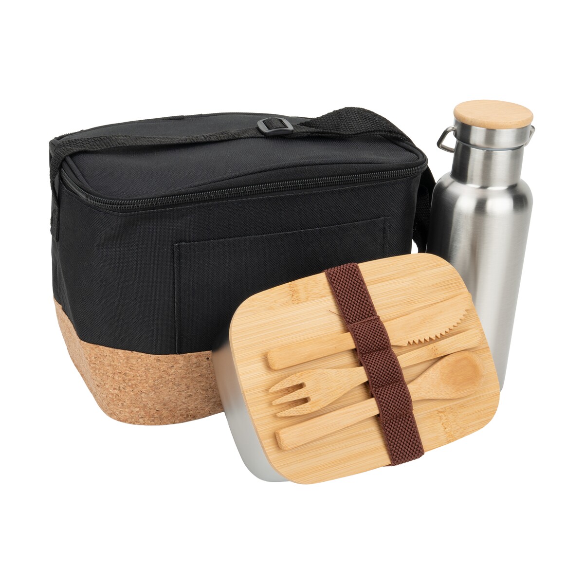 Zestaw lunch box, butelka 500 ml i torba termiczna BRIGITTE zestaw-lunch-box-butelka-500-ml-i-torba-termiczna-93572mc