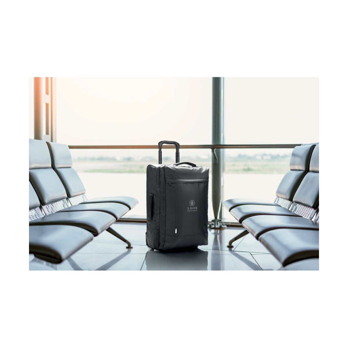 Walizka z 600D RPET ARTIC mo2055-03-print