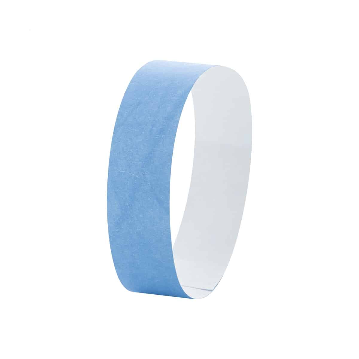 Wristvek opaski na rękę tyvek (10 szt.) - jasnoniebieskie