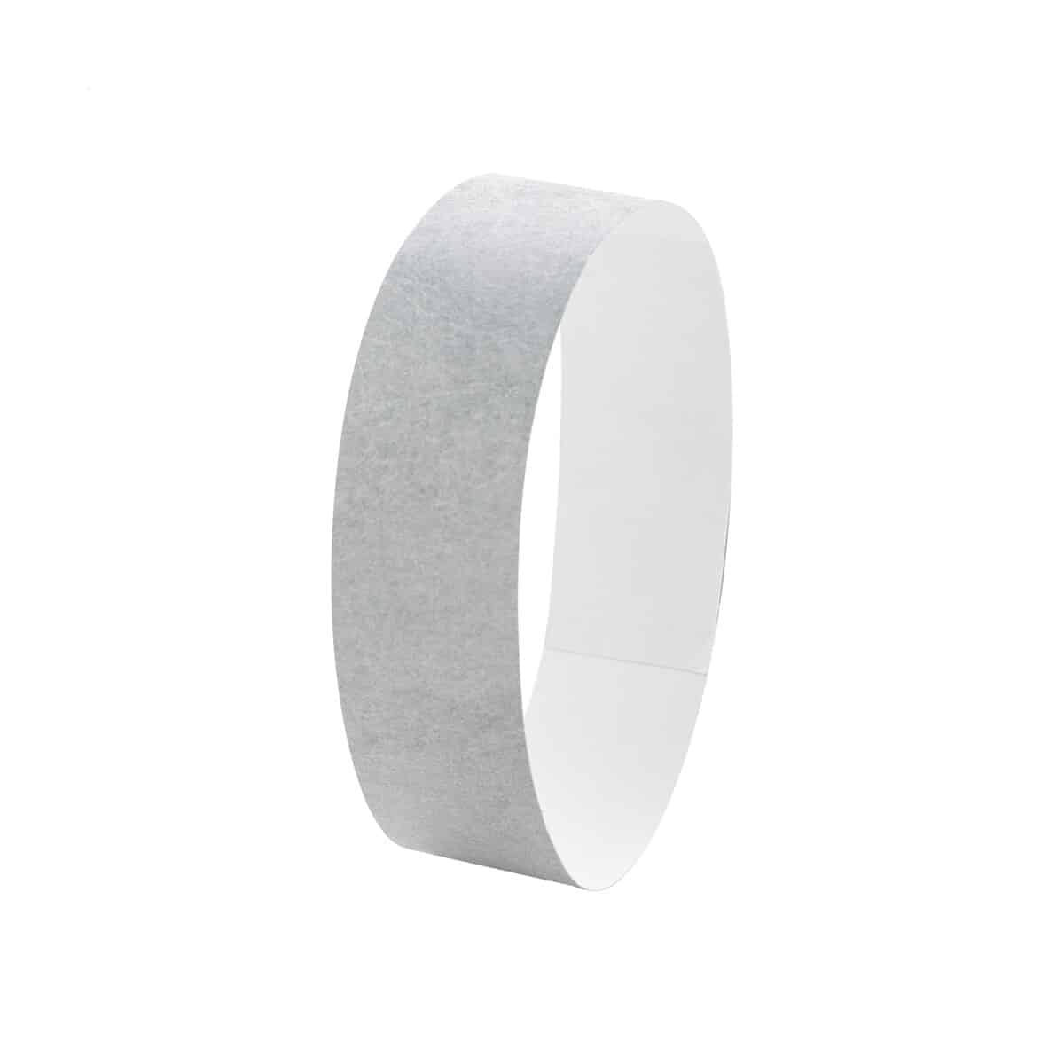 Wristvek opaski na rękę tyvek (10 szt.) - srebrne