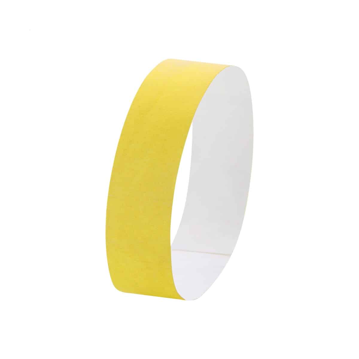 Wristvek opaski na rękę tyvek (10 szt.) - żółte