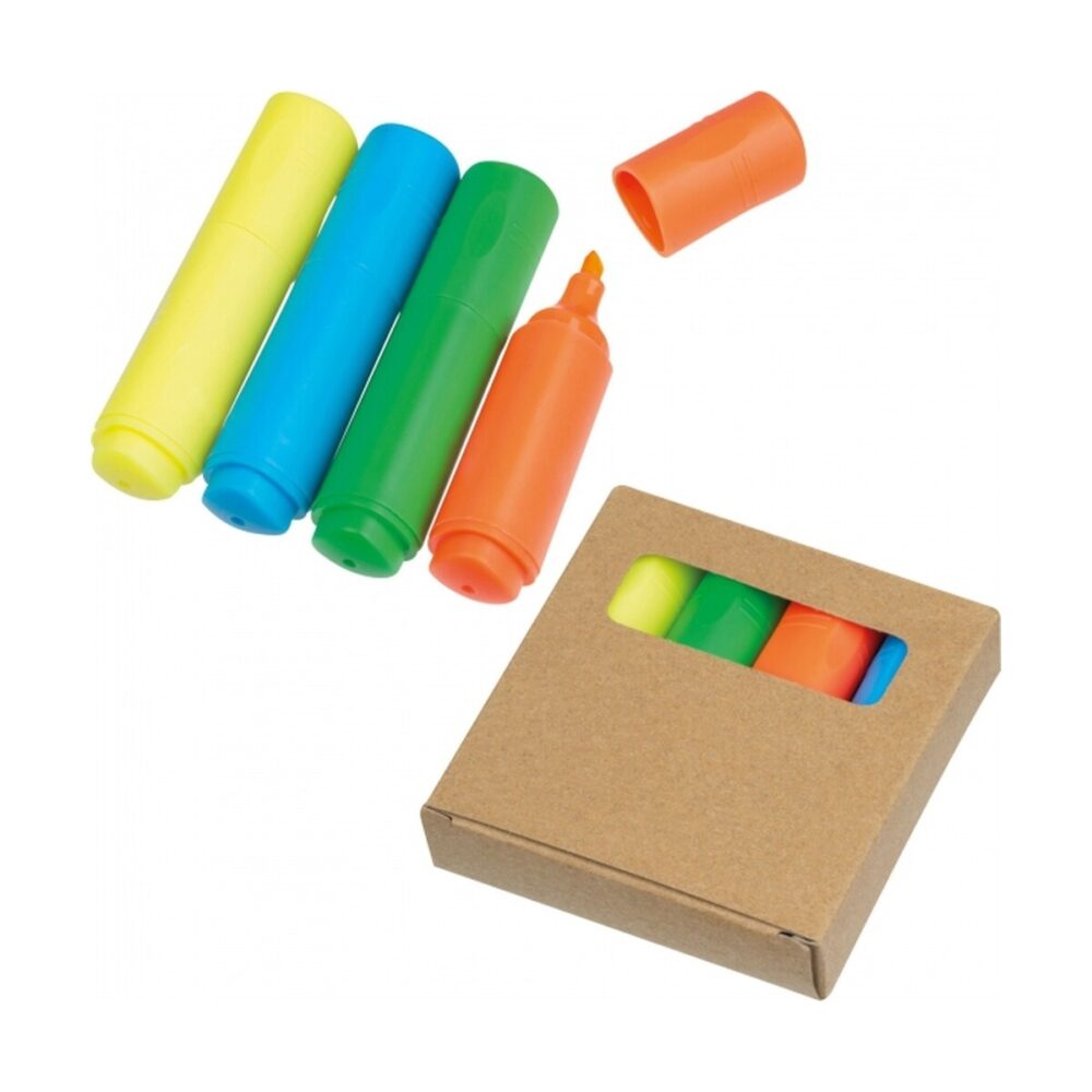 Mini zakreślacze 4 kolory SETH mini-zakreslacze-4-kolory-24721mc