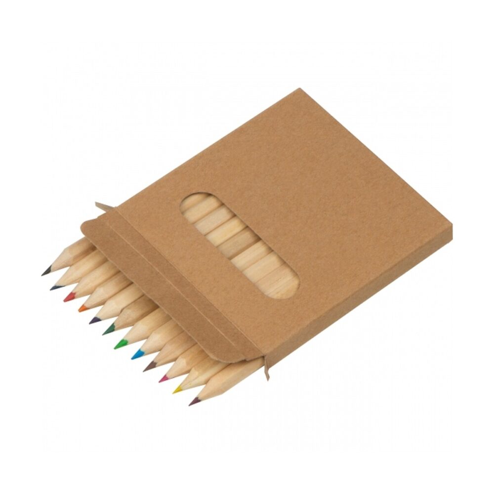 Kredki drewniane 12 kolorów ASHTON kredki-drewniane-12-kolorow-14459mc