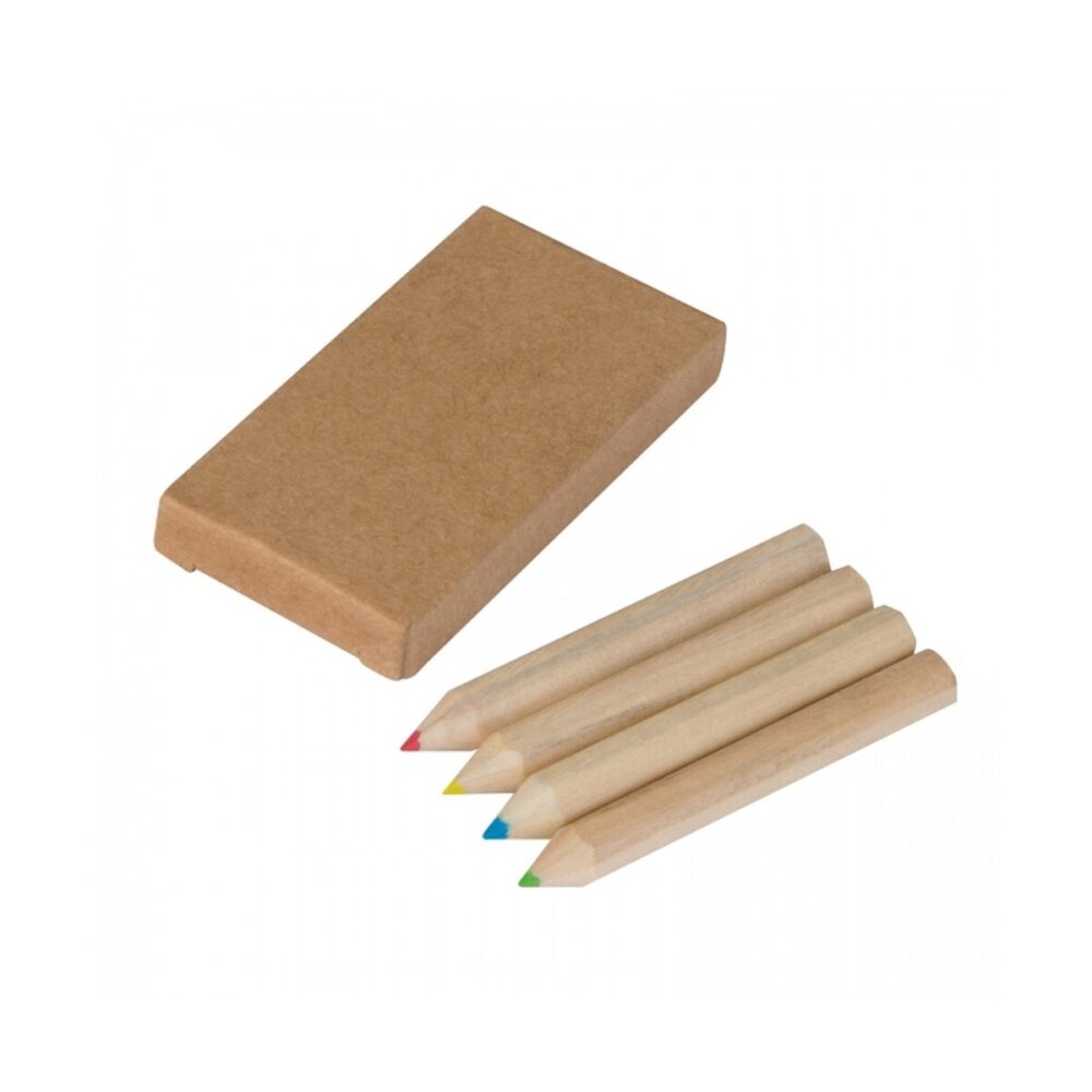 Kredki drewniane 4 kolory SERAFIN kredki-drewniane-4-kolory-1112801