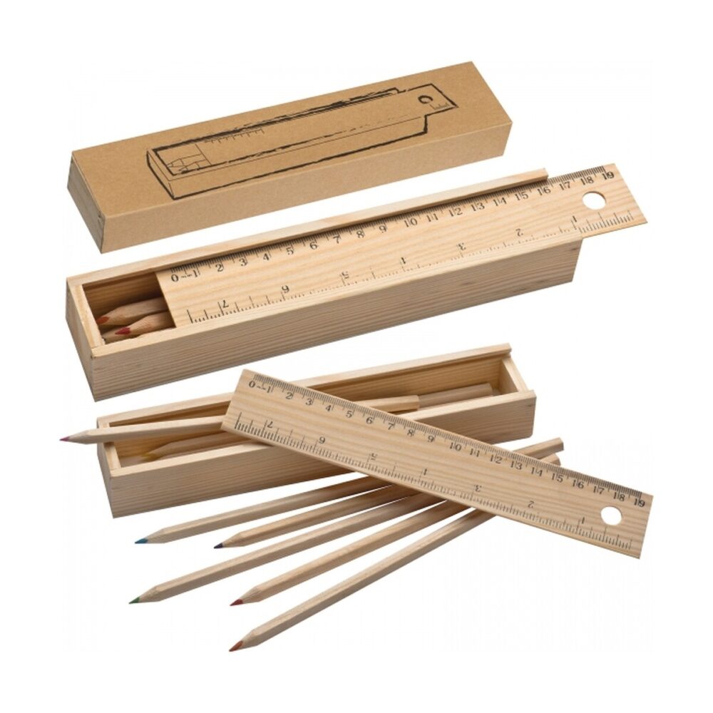 Kredki drewniane 8 kolorów ADELE kredki-drewniane-8-kolorow-5394401