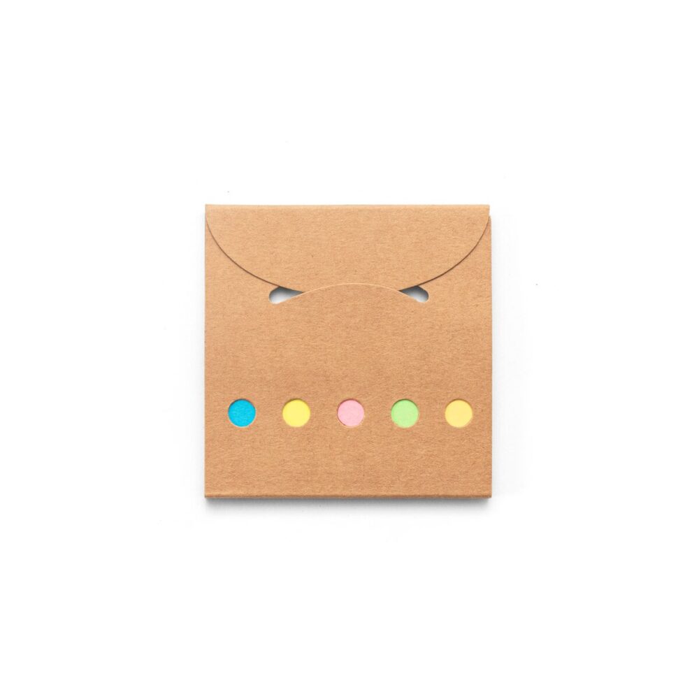 AINSLEY. Zestaw biurowy 2 w 1, wykonany w 100% z papieru pochodzącego z recyklingu, z 6 karteczkami samoprzylepnymi 93663_160-a