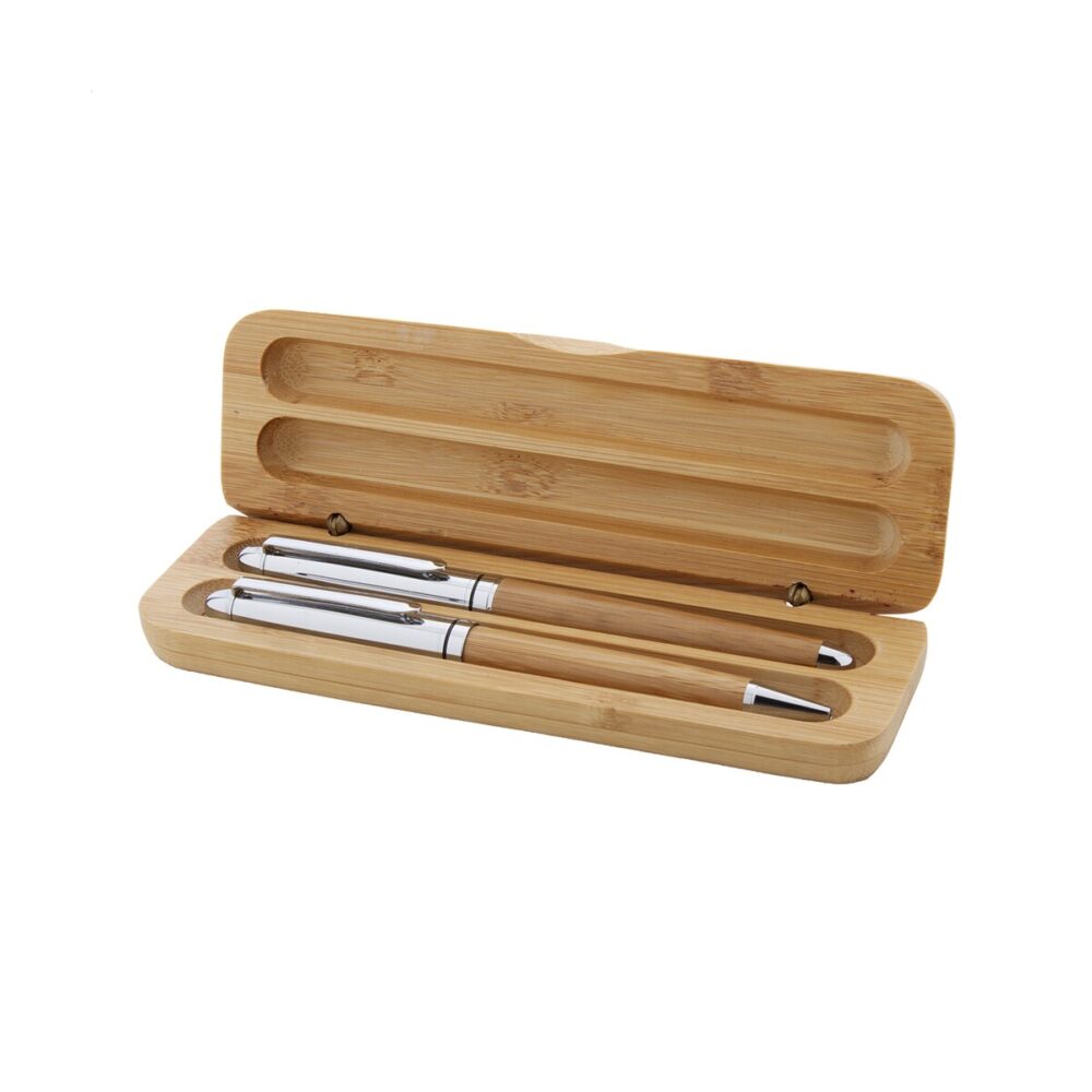 Chimon bambusowy zestaw piśmienniczy AP800506