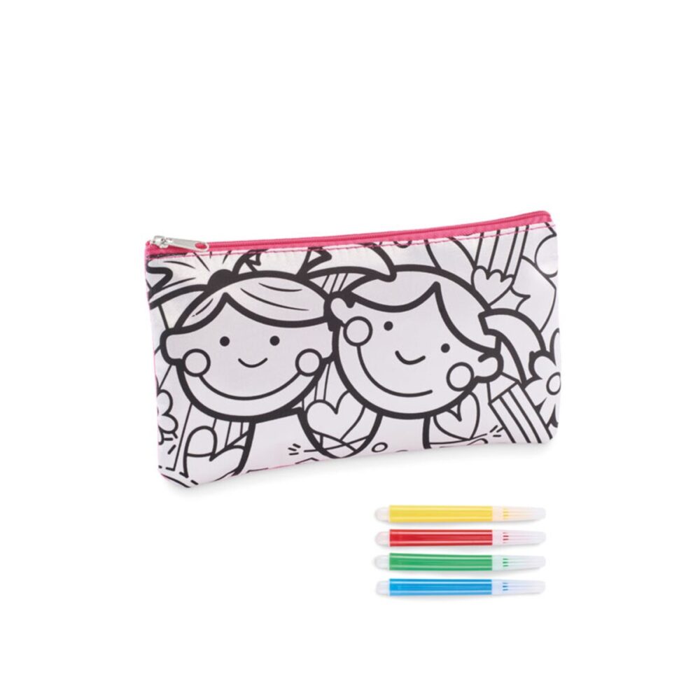 Piórnik z flamastrami KIDDO mo2505-11