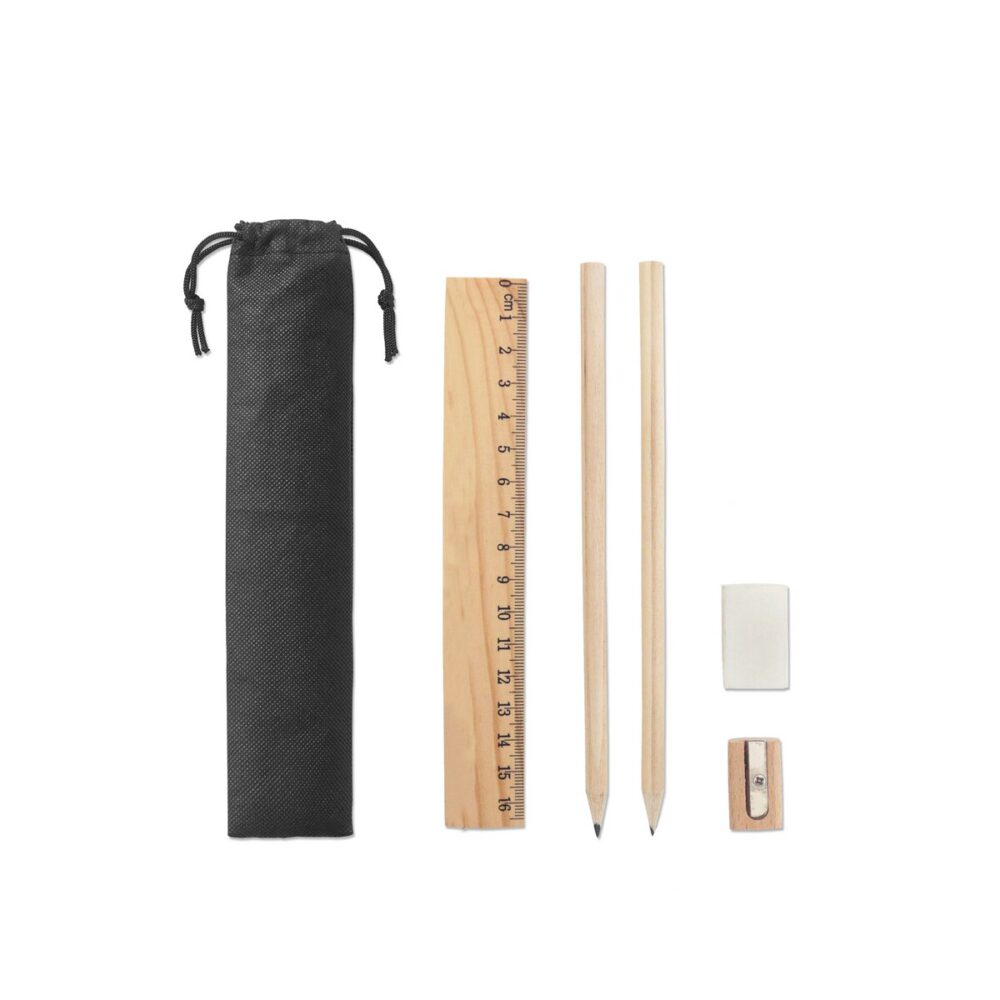 POCKETY. Zestaw do pisania dostarczany w etui z włókniny 11195_set