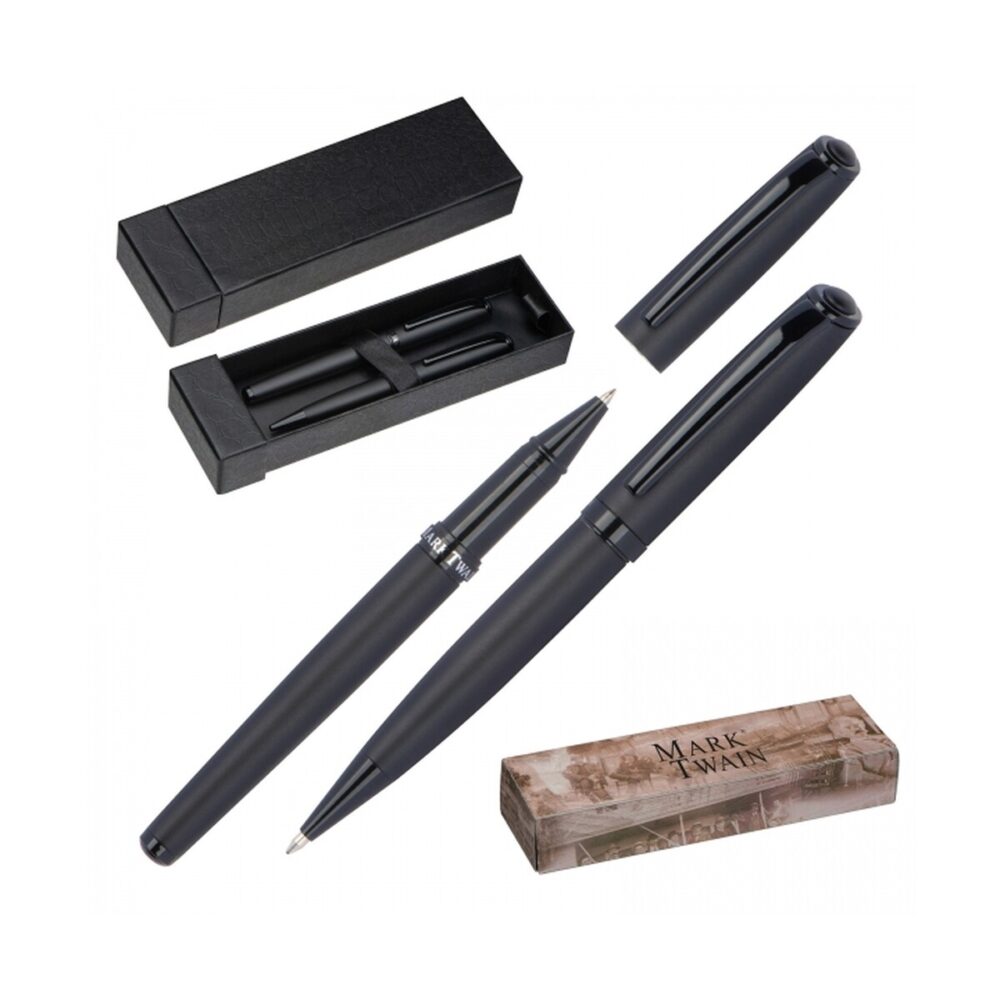 Zestaw piśmienny długopis i pióro kulkowe Mark Twain ELKE zestaw-pismienny-dlugopis-i-pioro-kulkowe-mark-twain-1385603
