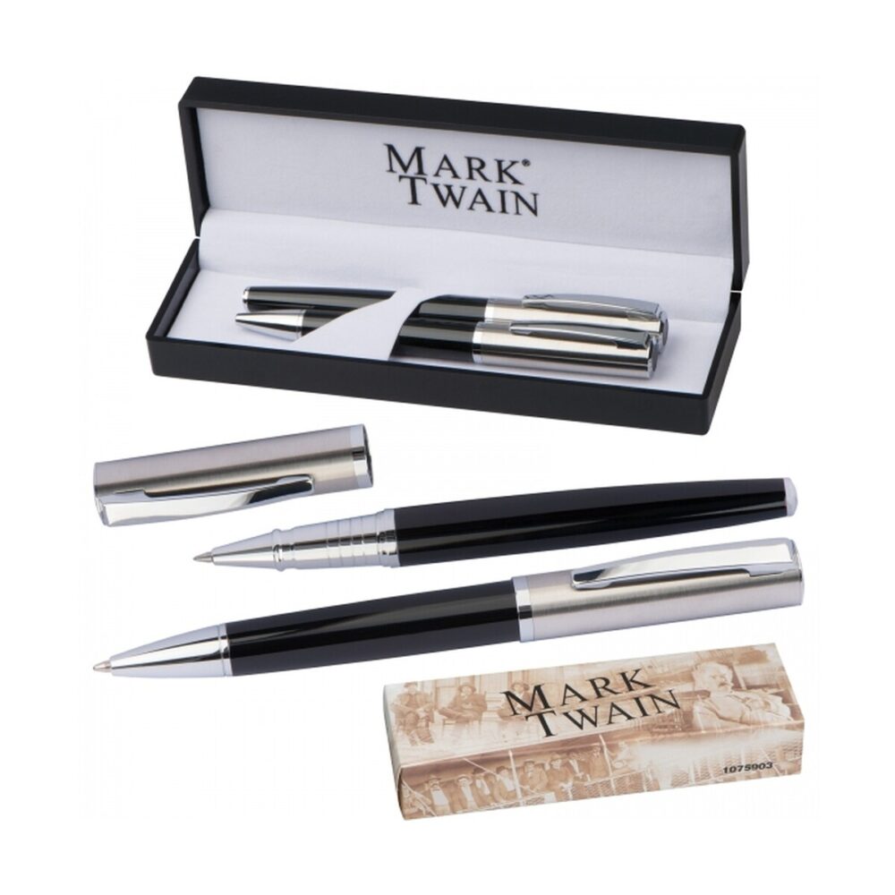 Zestaw piśmienny długopis i pióro kulkowe Mark Twain OSKAR zestaw-pismienny-dlugopis-i-pioro-kulkowe-mark-twain-1075903