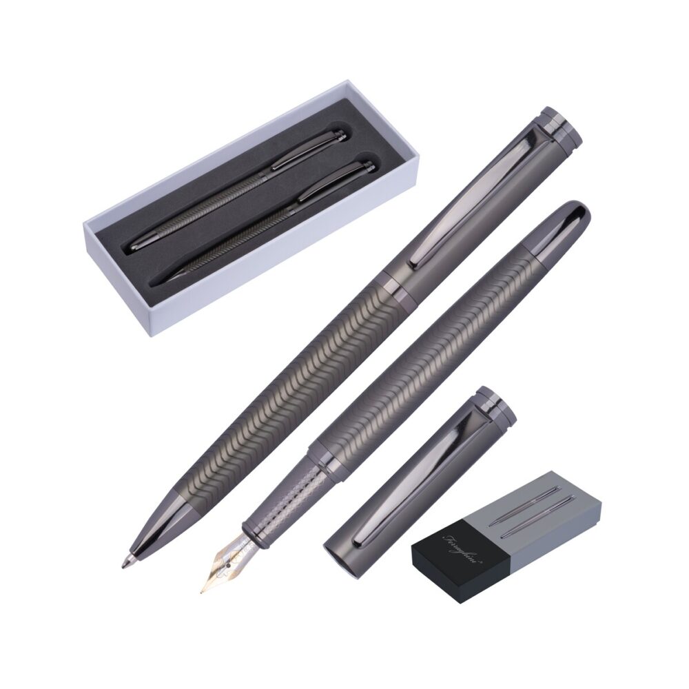 Zestaw piśmienny długopis i pióro wieczne Ferraghini FREDERICK zestaw-pismienny-dlugopis-i-pioro-wieczne-ferraghini-frederick-f25377