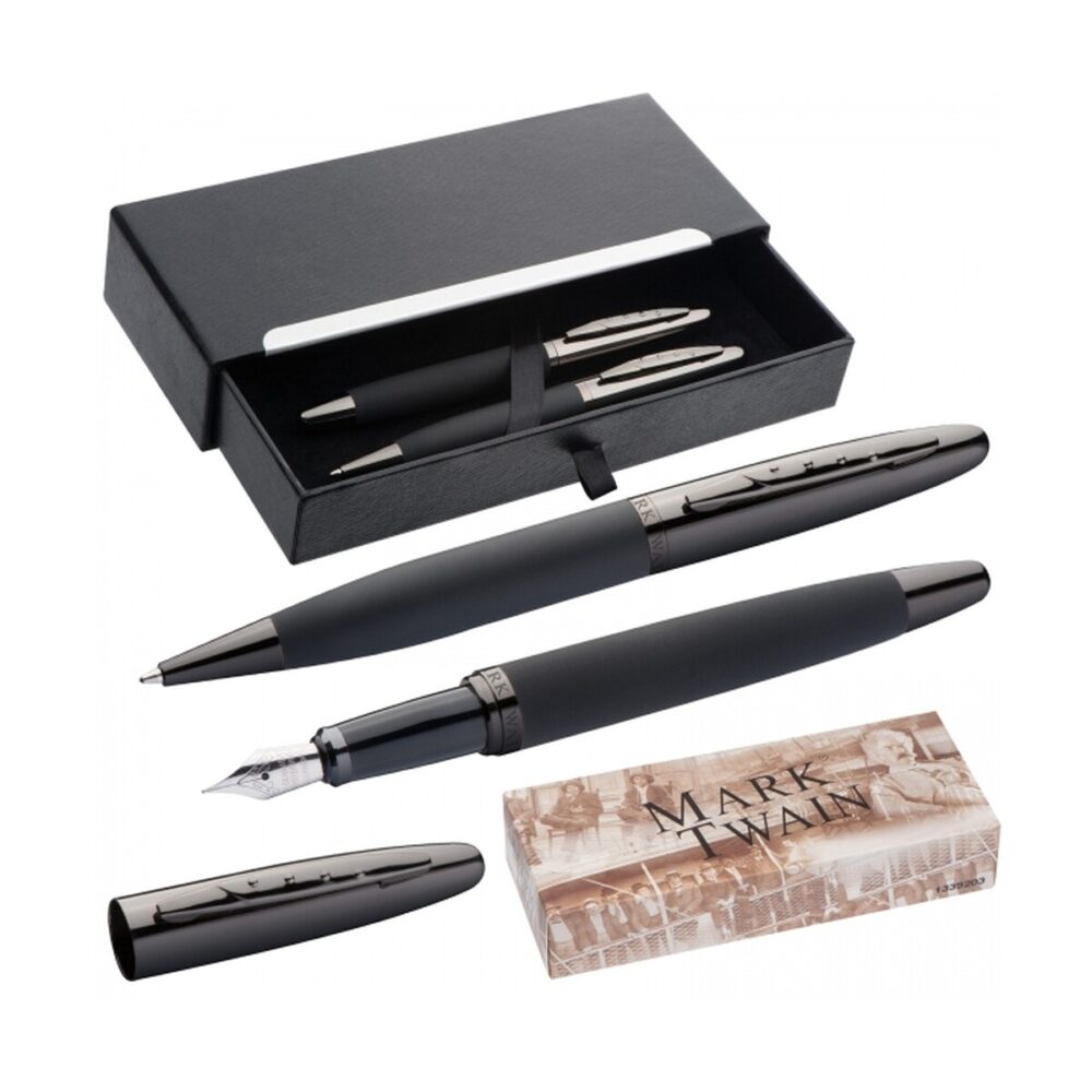 Zestaw piśmienny długopis i pióro wieczne Mark Twain VALENTIN zestaw-pismienny-dlugopis-i-pioro-wieczne-mark-twain-1339203
