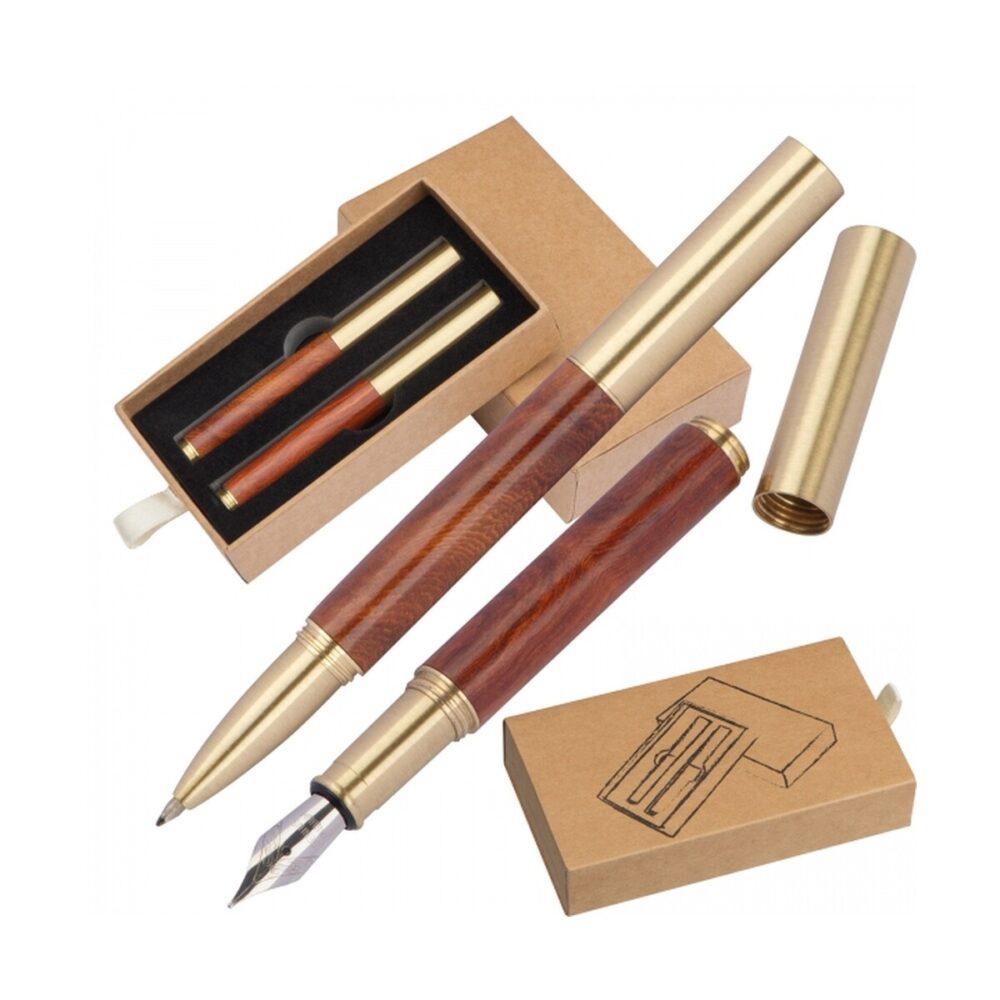 Zestaw piśmienny pióro kulkowe i wieczne SANTIAGO zestaw-pismienny-pioro-kulkowe-i-wieczne-1258101