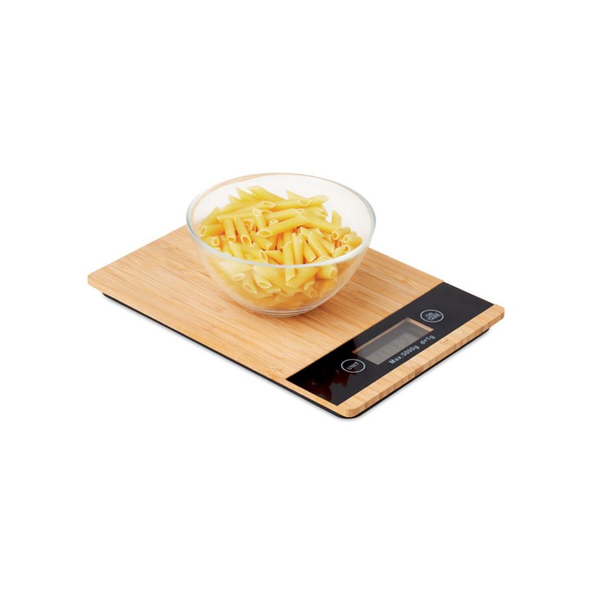 Cyfrowa waga kuchenna, bambus PRECISE mo6245-40-side