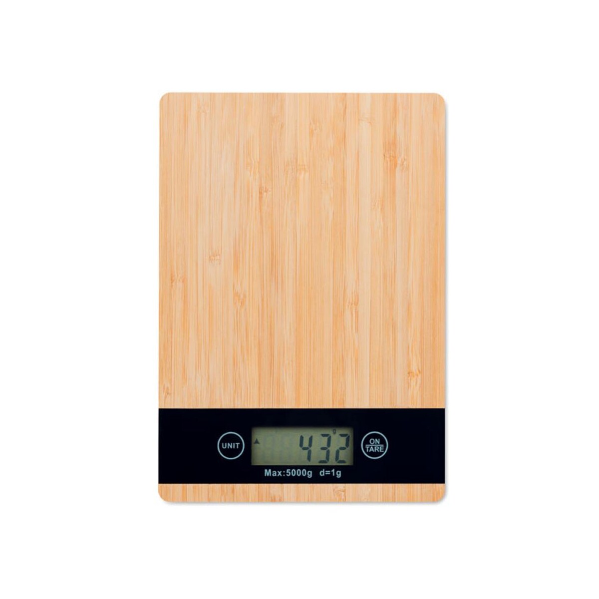 Cyfrowa waga kuchenna, bambus PRECISE mo6245-40-top