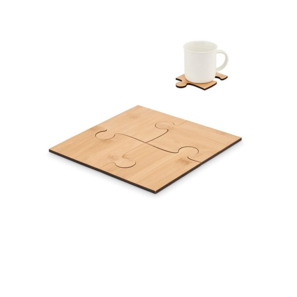 Zestaw 4 podstawek puzzli LEPY mo6796-40