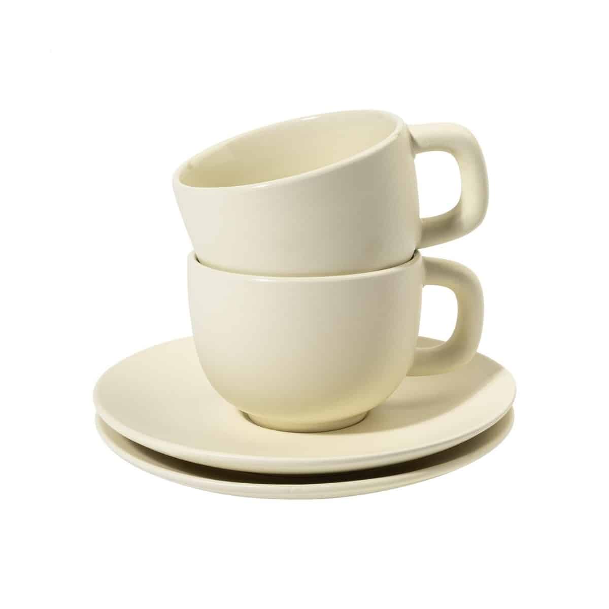 Caturra Plus zestaw filiżanek do cappuccino - naturalne