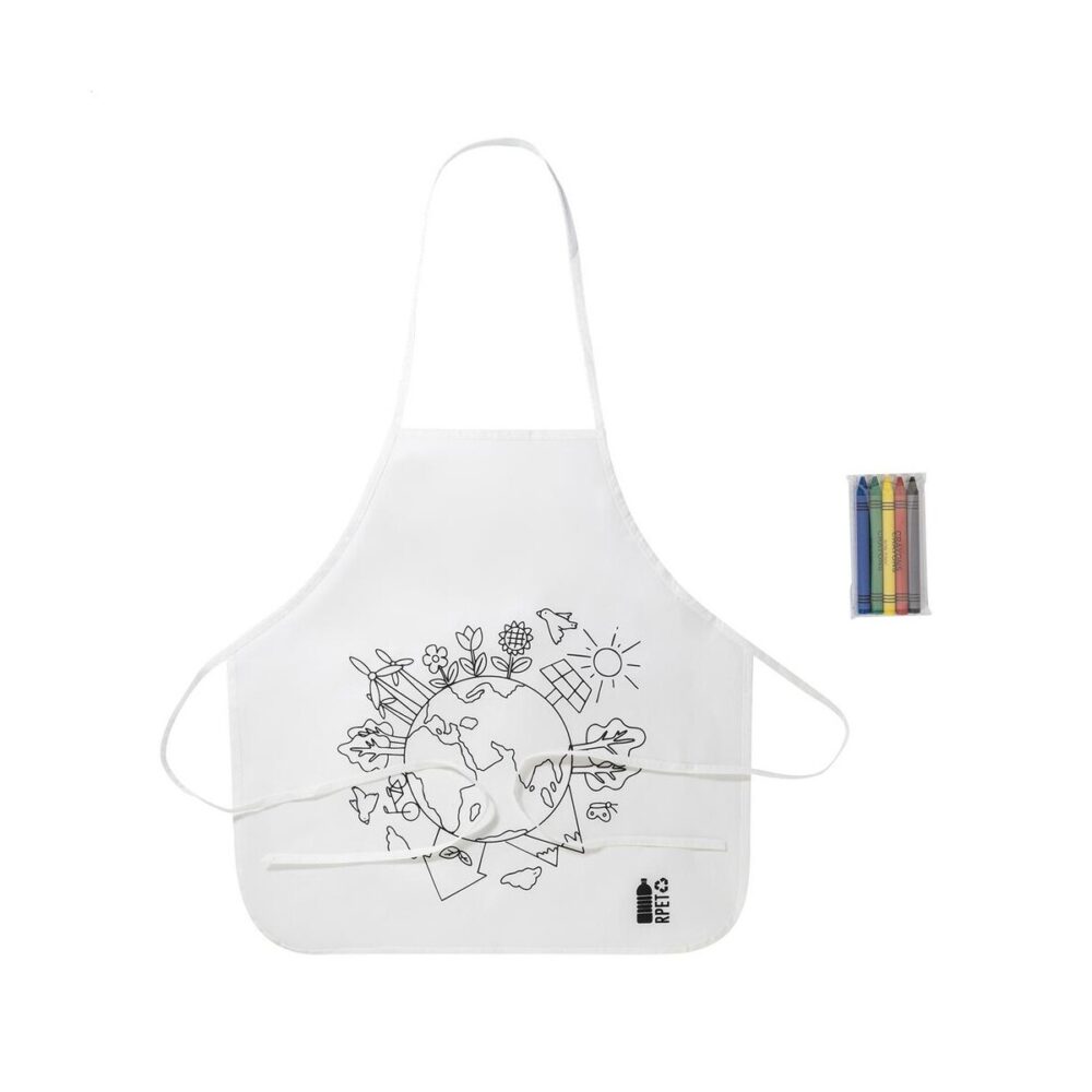 Ecolo fartuch do kolorowania RPET AP800301