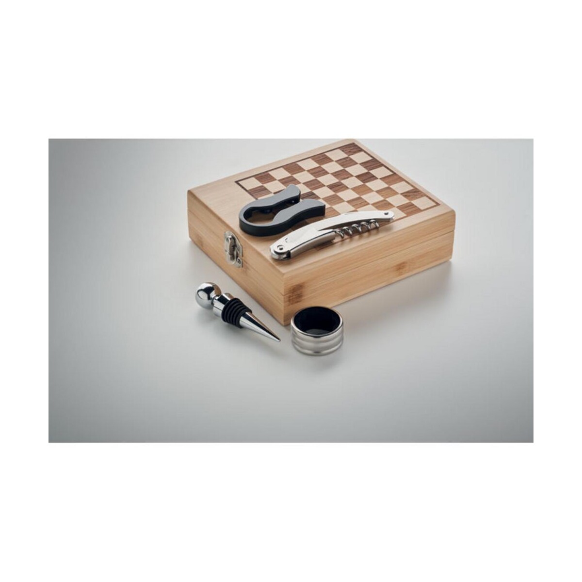 Zestaw do wina z szachownicą CHESSET mo2393-40-detail