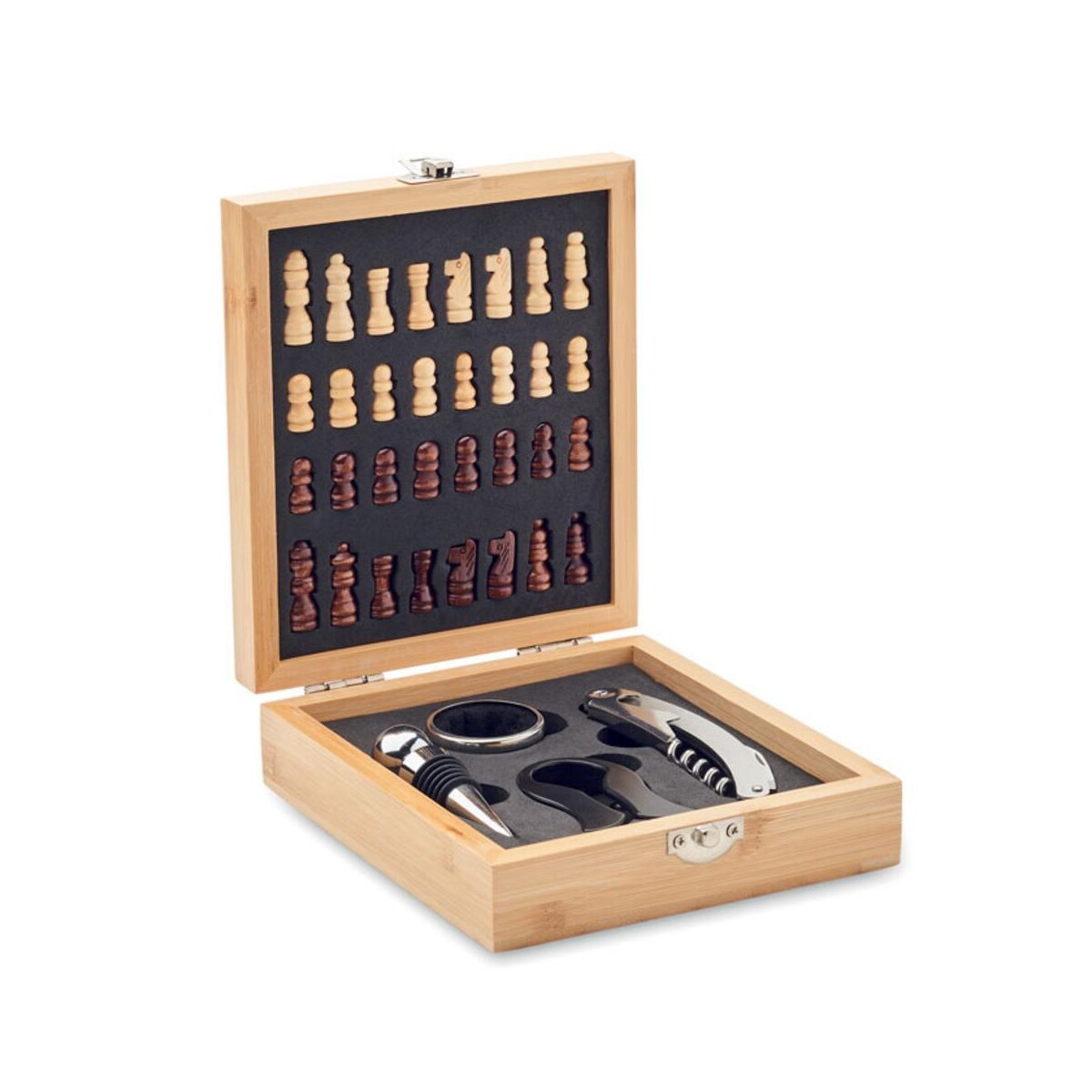 Zestaw do wina z szachownicą CHESSET mo2393-40