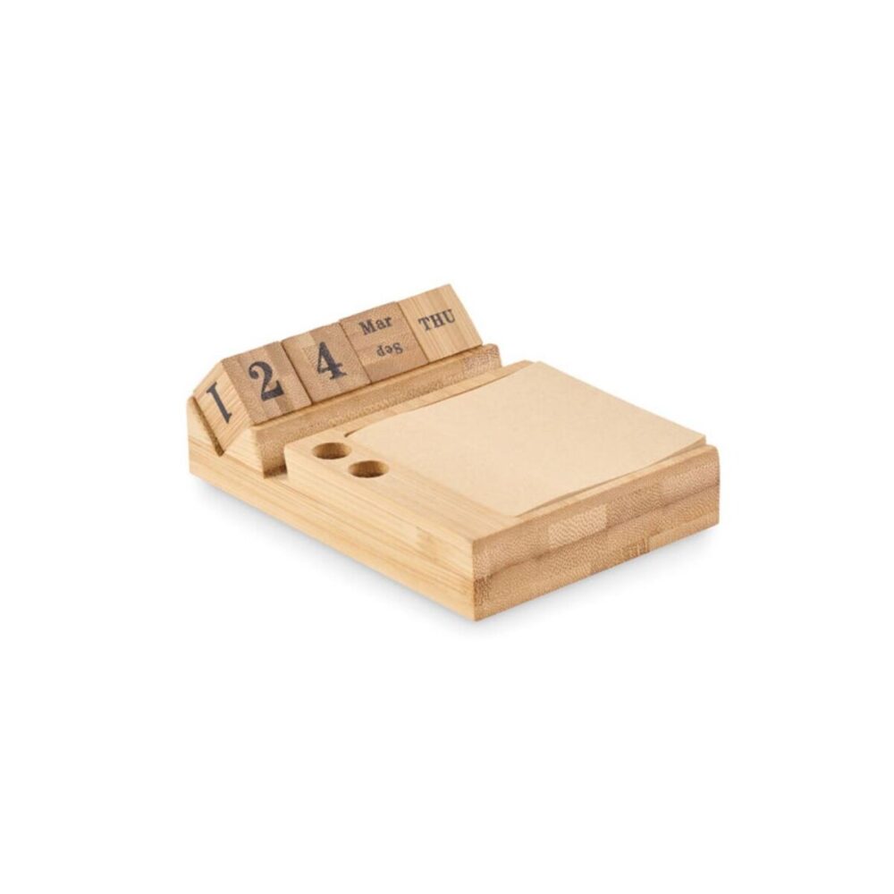 Bambusowy kalendarz biurkowy BOOTOP mo2250-40