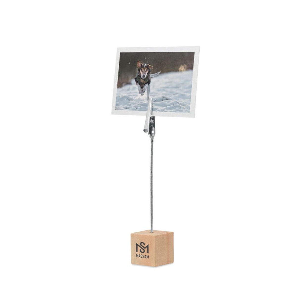 Drewniany uchwyt na zdjęcia HELLO CLIP mo9947-40-print