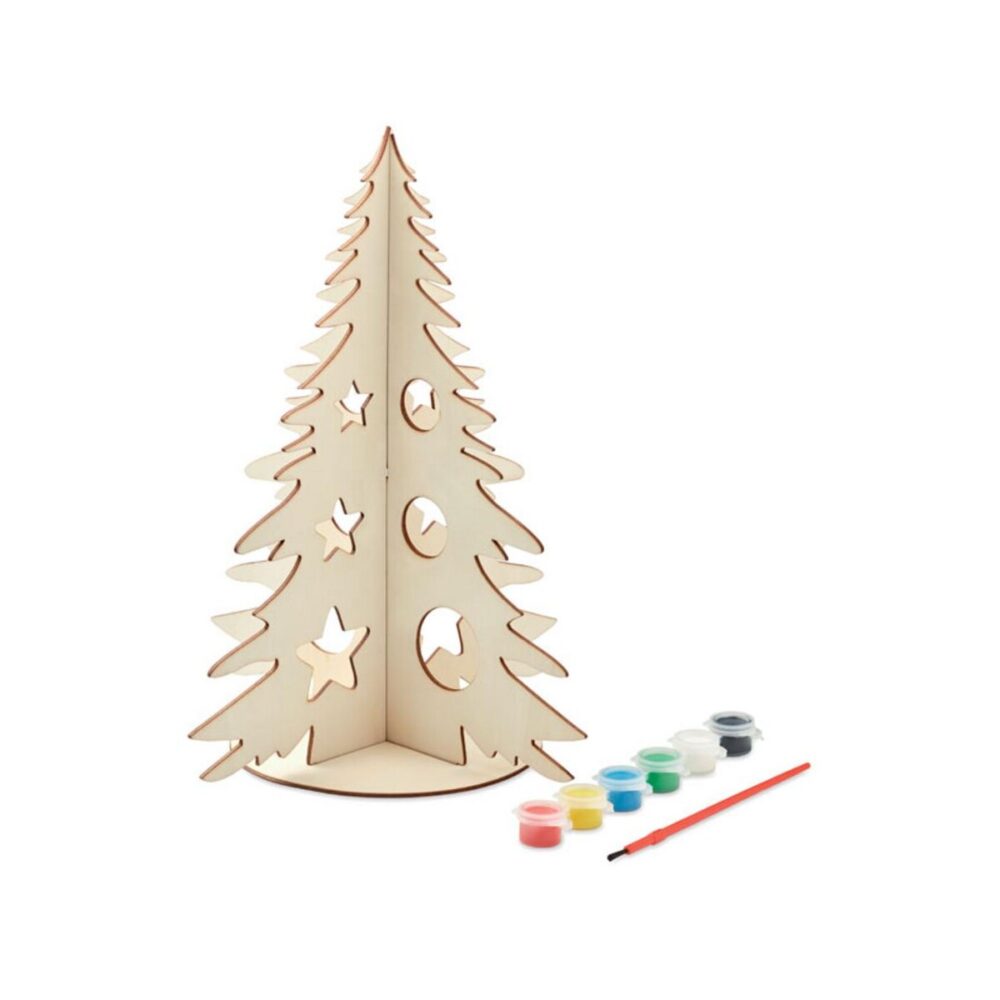 Drewniana choinka DIY TREE AND PAINT cx1493-40