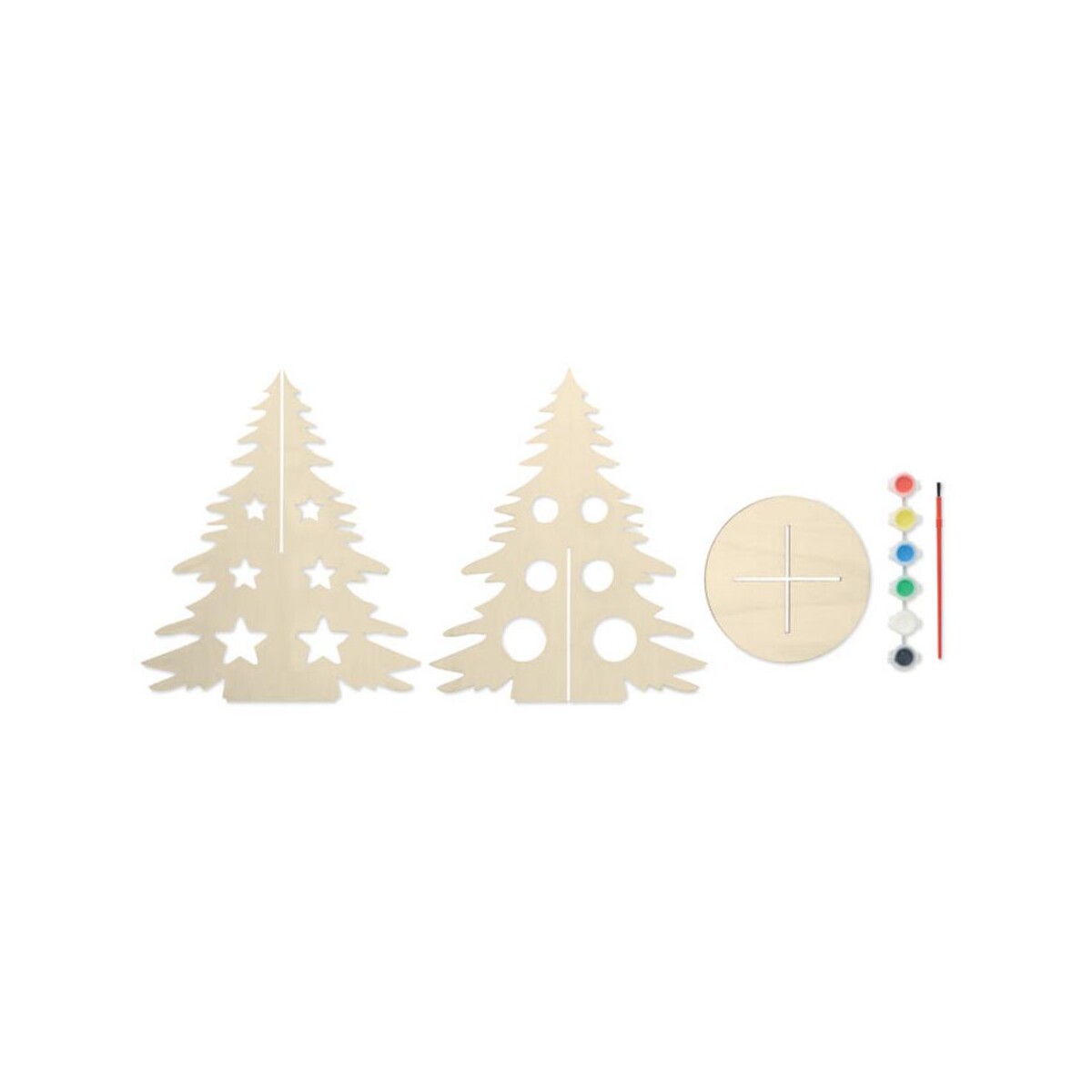 Drewniana choinka DIY TREE AND PAINT cx1493-40-side