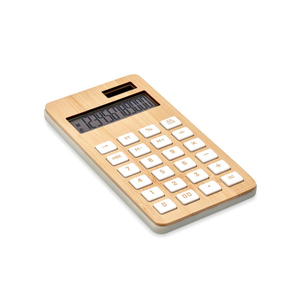 12-cyfrowy kalkulator, bambus CALCUBIM mo6216-40-side