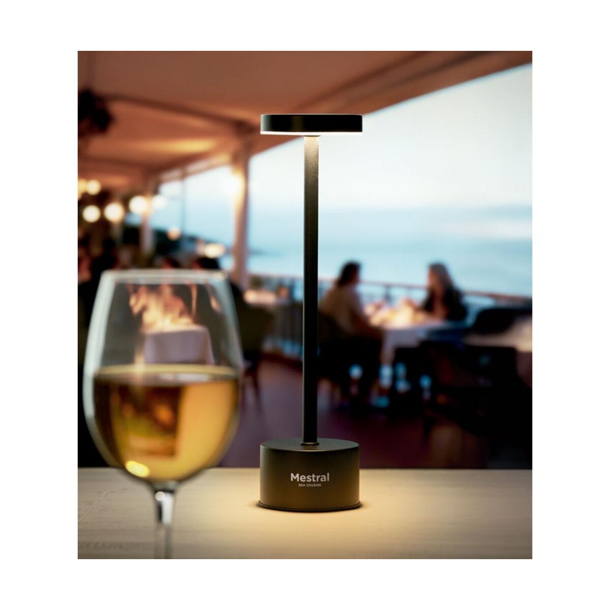 Aluminiowa lampa stołowa BISTRO mo2928-03-print