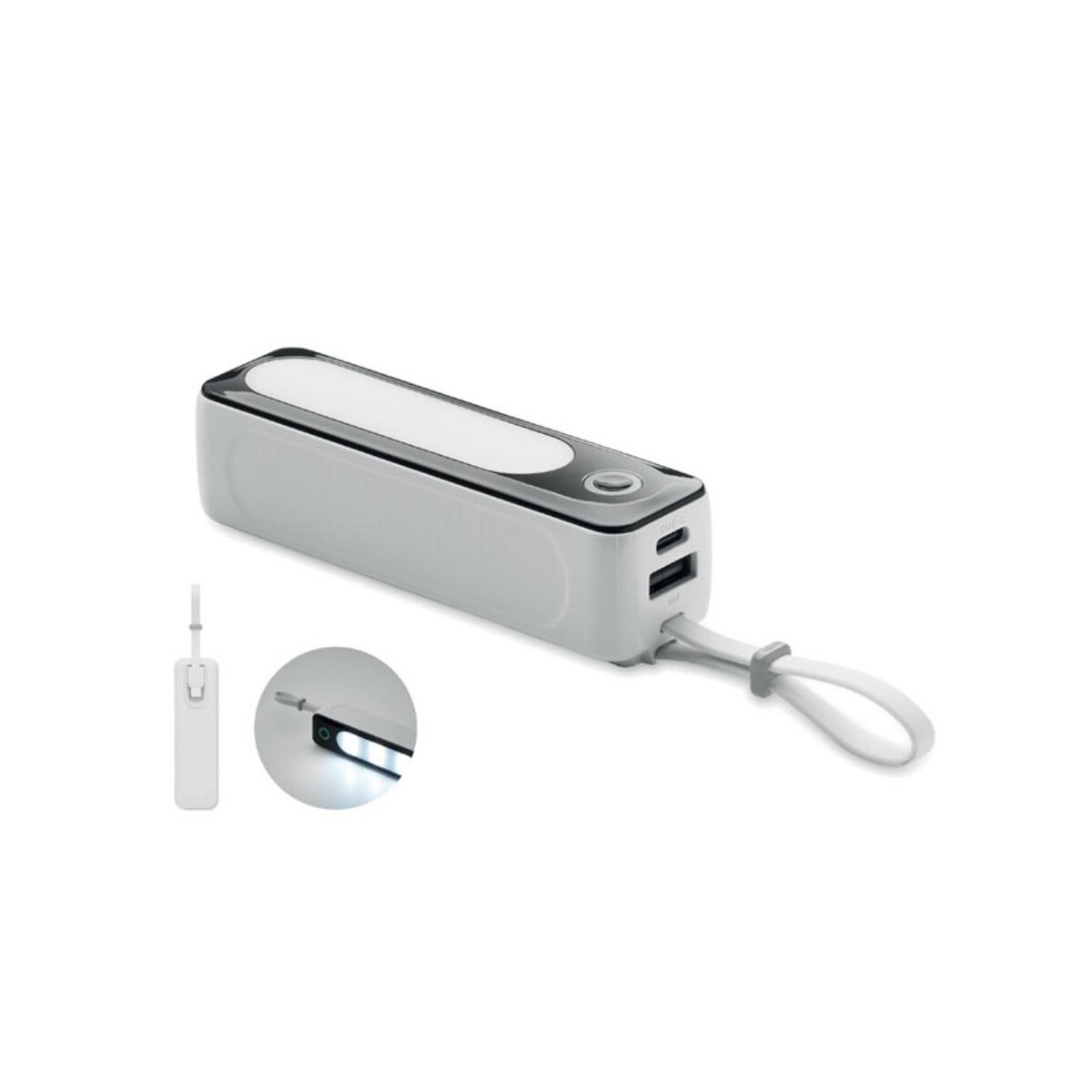 Power bank 5000 mAh z COB POWLIGHT mo2178-06