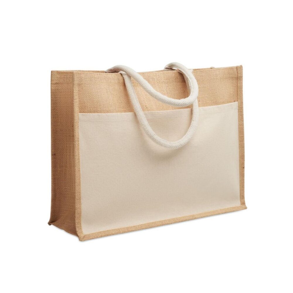 Jutowa torba na zakupy BAGA mo2858-13