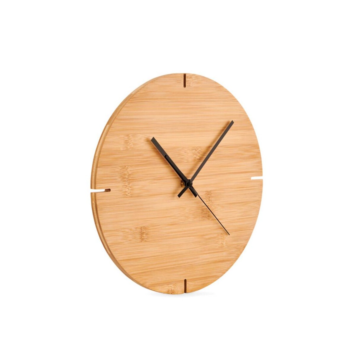 Bambusowy zegar ścienny ESFERE mo6792-40-side