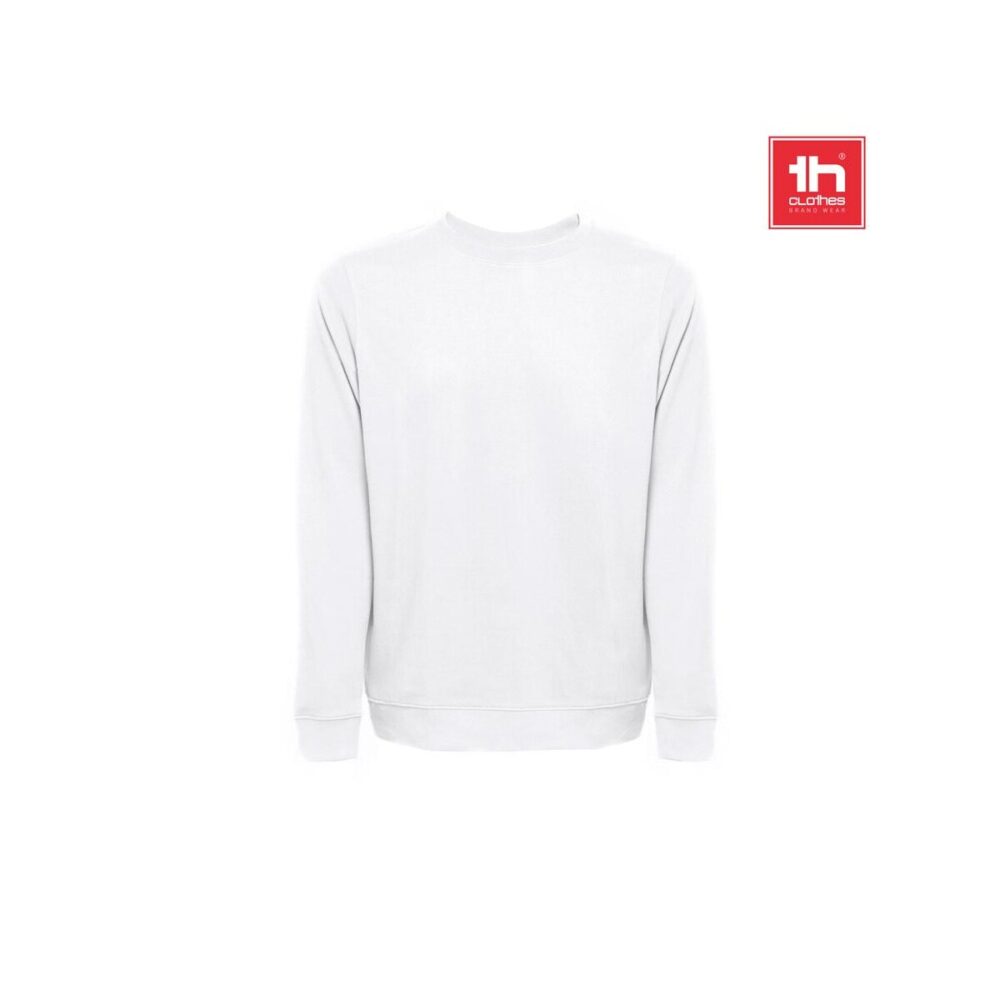 THC COLOMBO WH. Bluza (unisex) z włoskiej frotte bez zapięcia. Kolor biały 30265_set