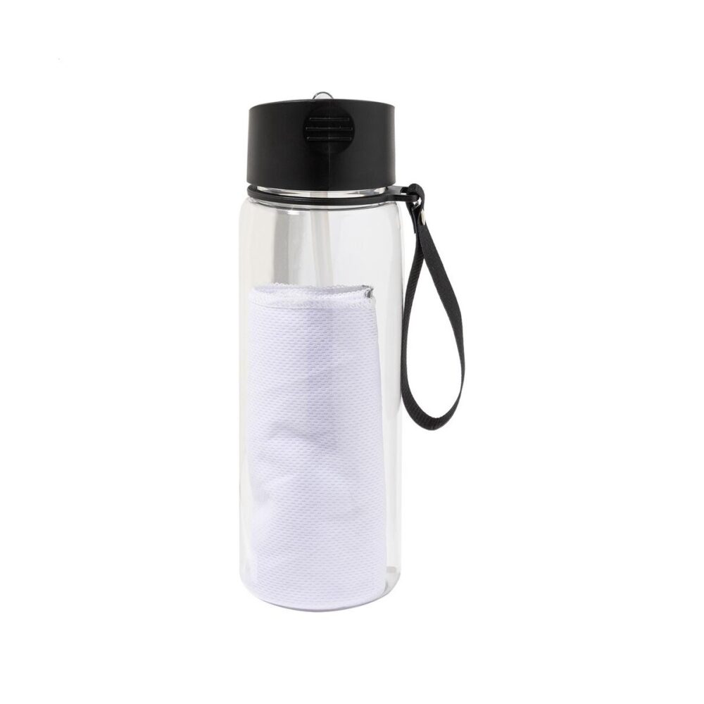 Fitmax butelka sportowa RPET z ręcznikiem AP800278-01