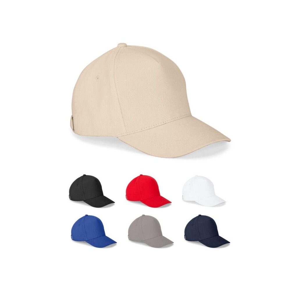 ASHTON. Czapka z 100% bawełny (260 g/m²) z 5 panelami 99169_set