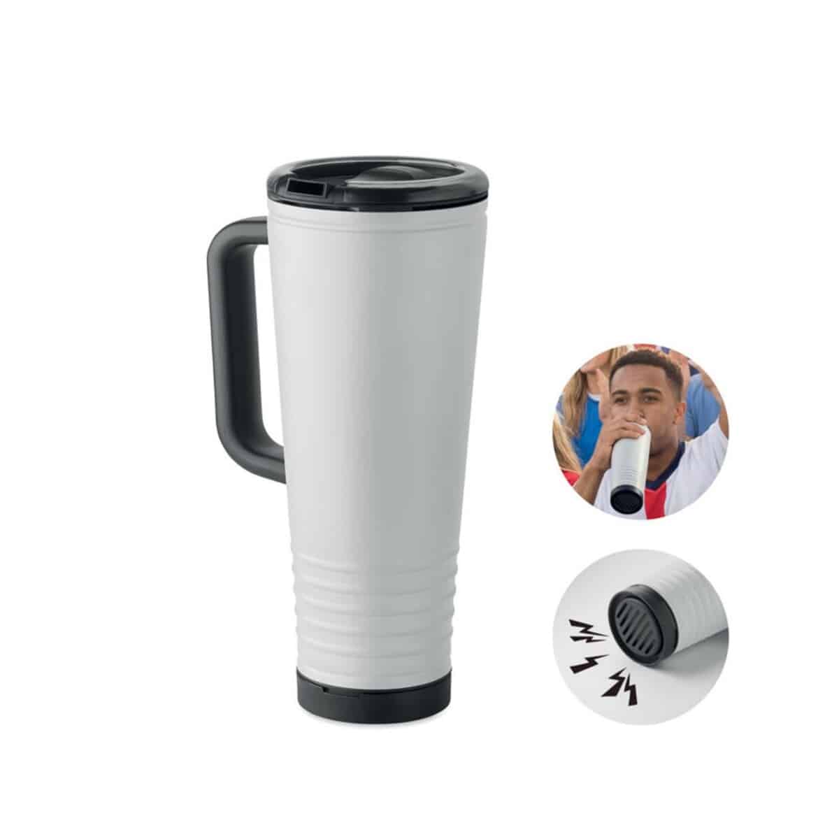 Dwuścienny kubek Howler 700 ml HOWLER CUP - biały