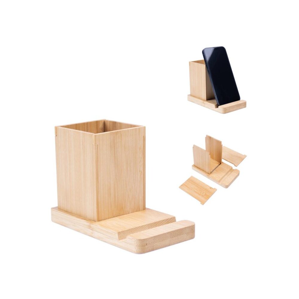 ERWIN. Zestaw na biurko z uchwytem na telefon komórkowy i kubkiem 93638_set