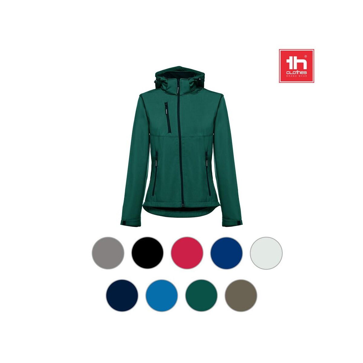 THC ZAGREB WOMEN. Damska kurtka softshell taliowana 30181_a