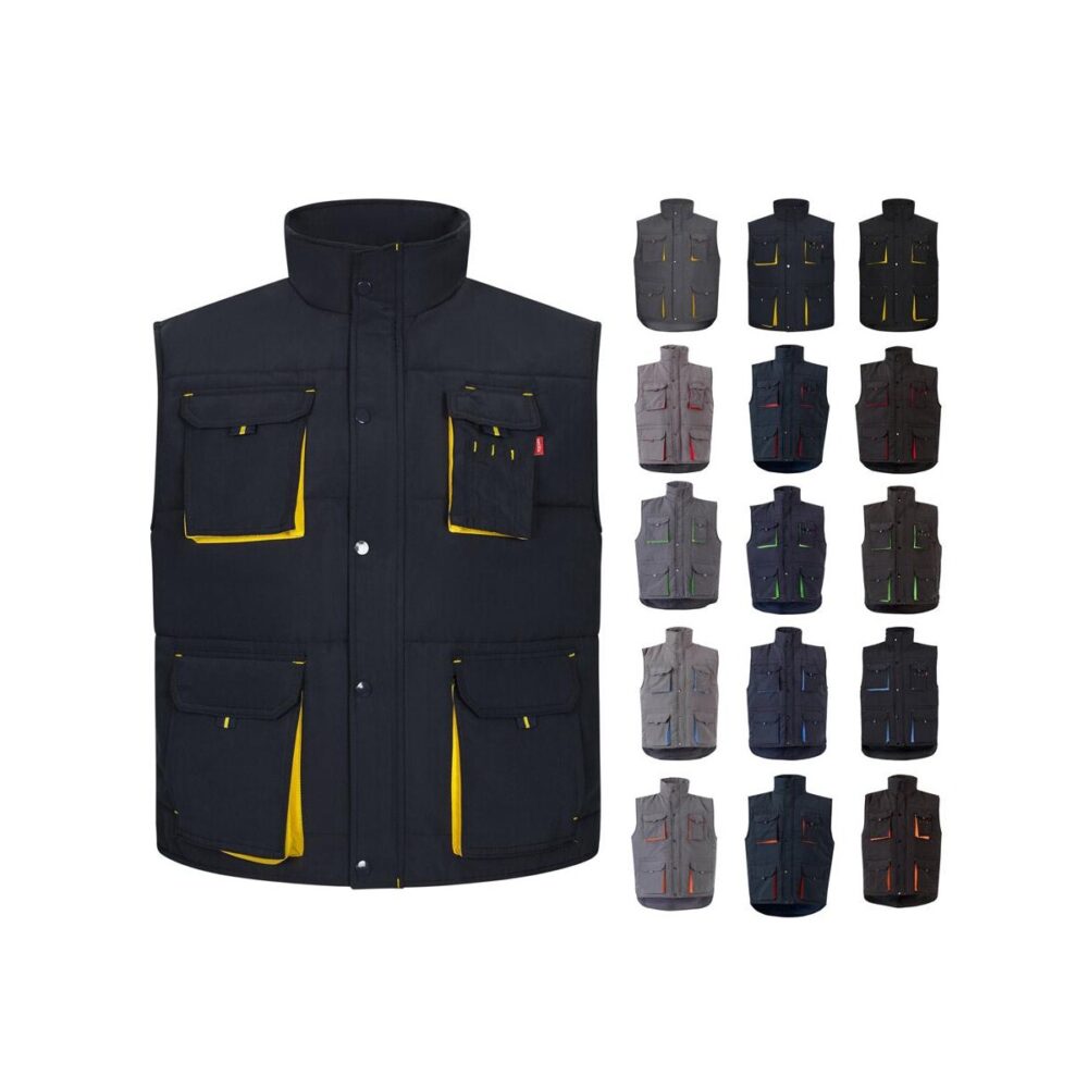 VL NERGAL. Wyściełana kamizelka z wieloma kieszeniami (220 g/m²), poliester (100%) 36082_set