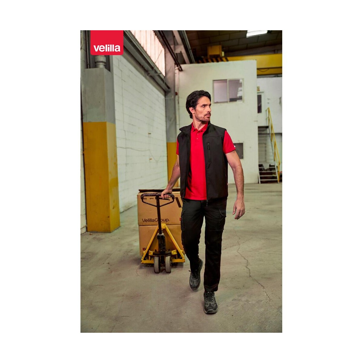 VL VARUNA. Wyściełana kamizelka, dwukolorowa, z wieloma kieszeniami (280 g/m²), poliester (100%) 36136_amb