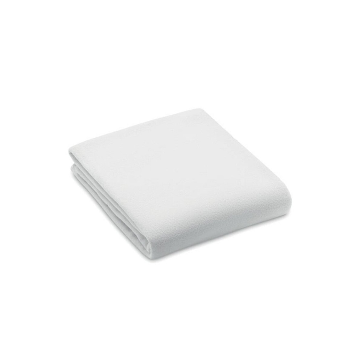 Koc z polaru RPET 130gr/m² BOGDA - biały