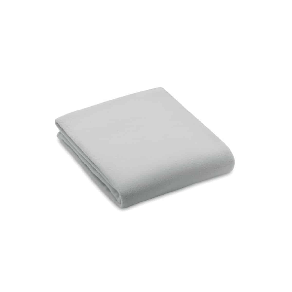 Koc z polaru RPET 130gr/m² BOGDA - szary