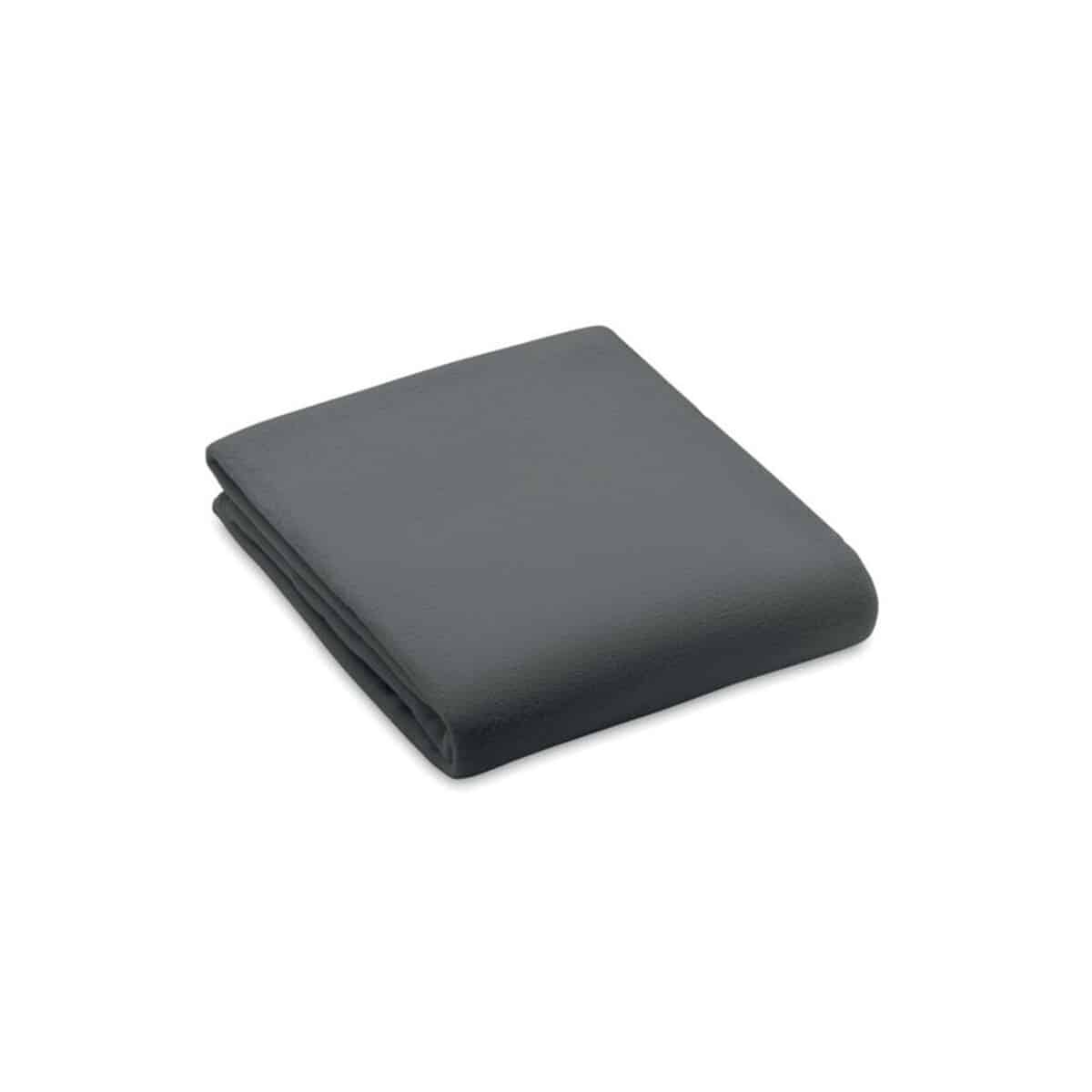 Koc z polaru RPET 130gr/m² BOGDA - szary